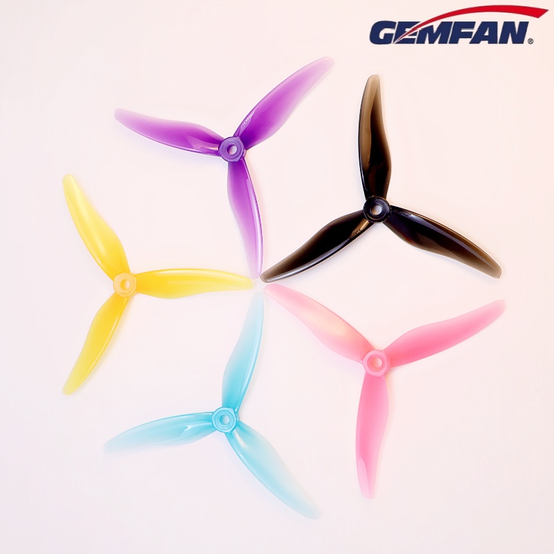 New 4 Pair Gemfan 51477 5inch  - Drone Racing Propeller review and price